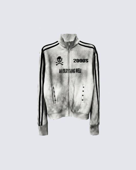 Vintage New Zip-Up Number Track Jacket