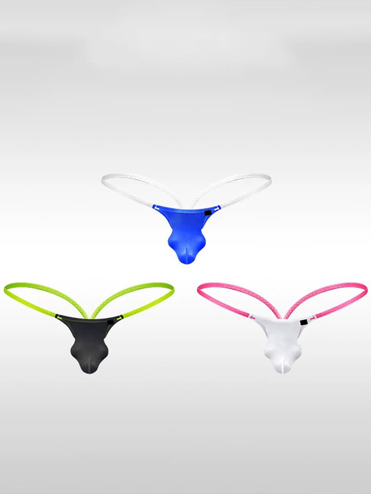 Men's Sexy U-Bulge Pouch Color-Block Jockstrap
