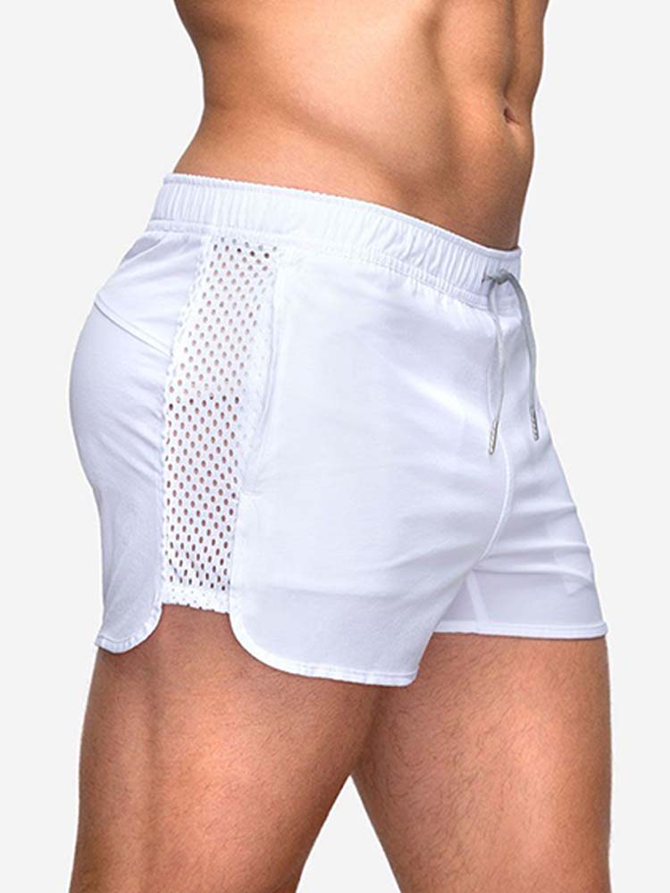 Men's Sports Fitness Mesh Stretch Shorts