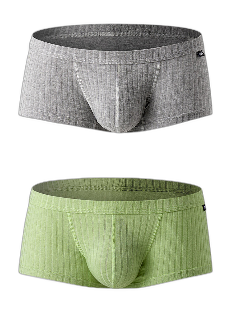 Men's Threaded Fabric U-Raised Low Rise Trunks