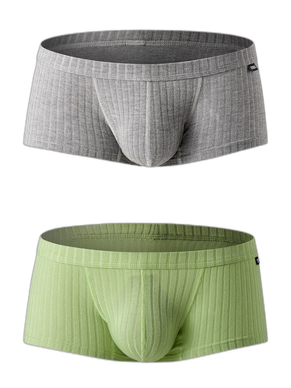 Men's Threaded Fabric U-Raised Low Rise Trunks