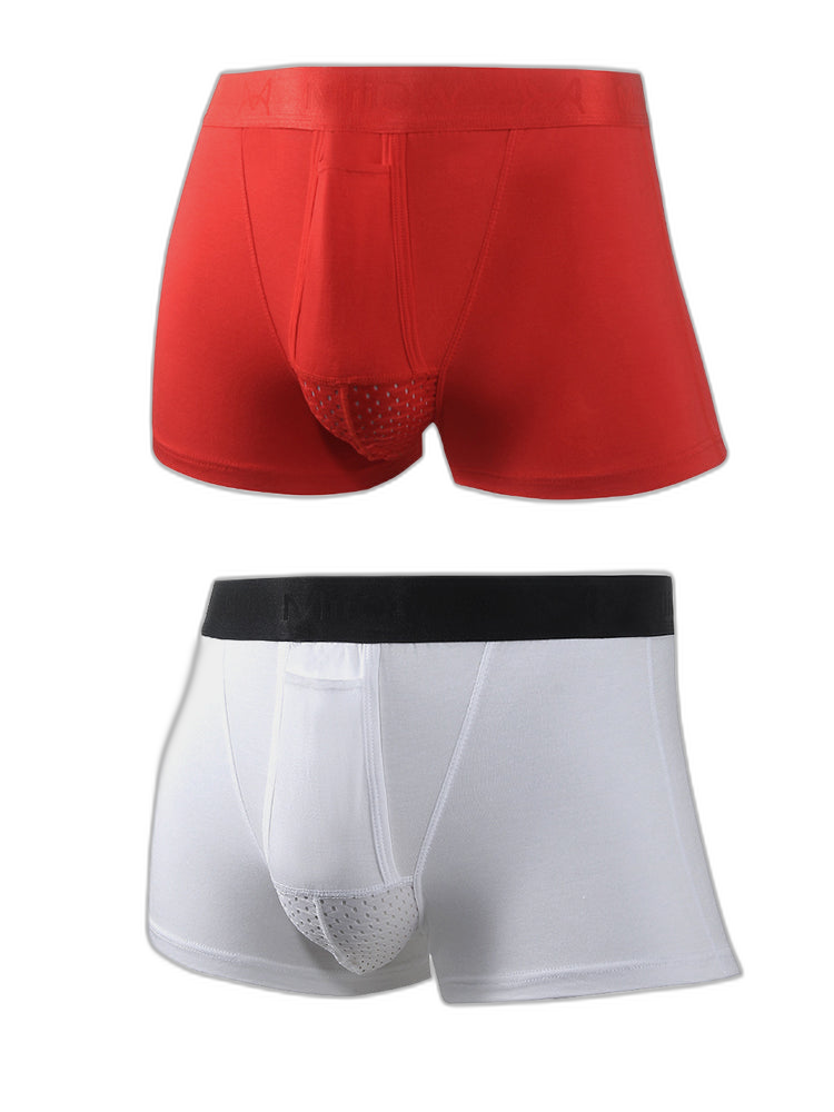Aoelemen 2 Pack Separate Dual Support Pouch Men's Underwear