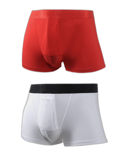 Aoelemen 2 Pack Separate Dual Support Pouch Men's Underwear