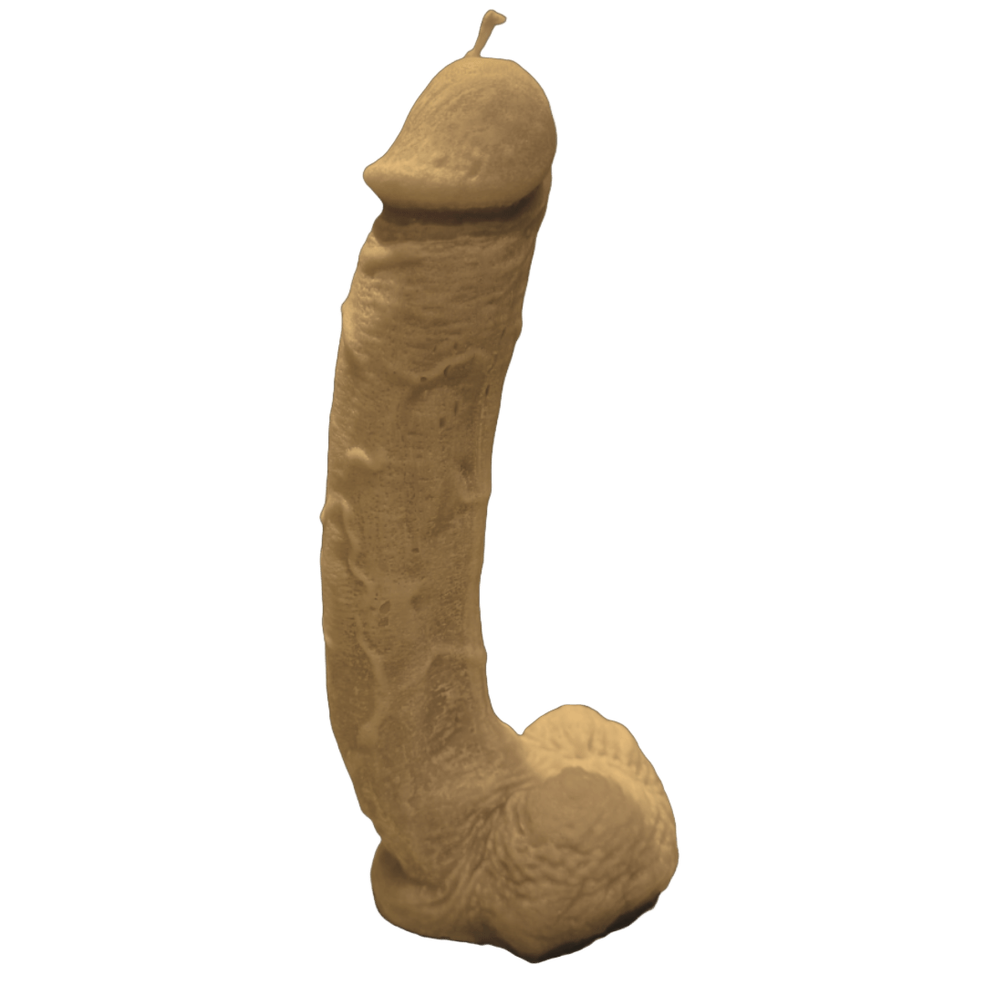 10.5" Cock Pumpkin Spice Penis XL Candle - The Pup Play Hub