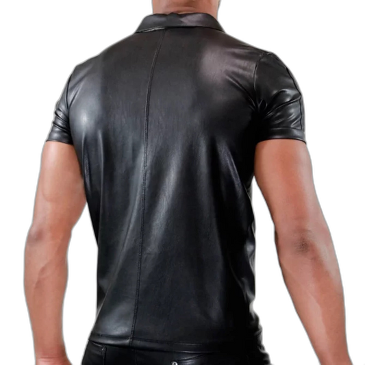 TOF Paris Fetish Polo Shirt Black