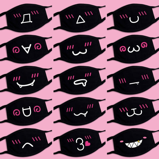 Emoji Face Femboy Mask