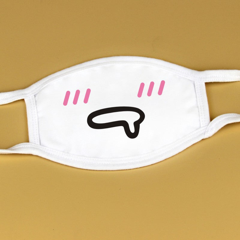 Kawaii Anime White Face Masks