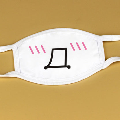 Kawaii Anime White Face Masks