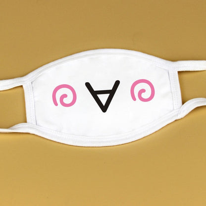 Kawaii Anime White Face Masks