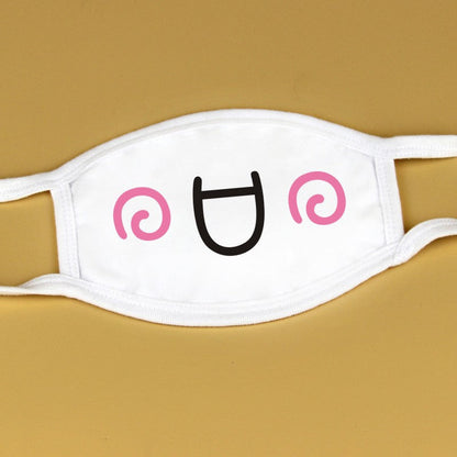 Kawaii Anime White Face Masks
