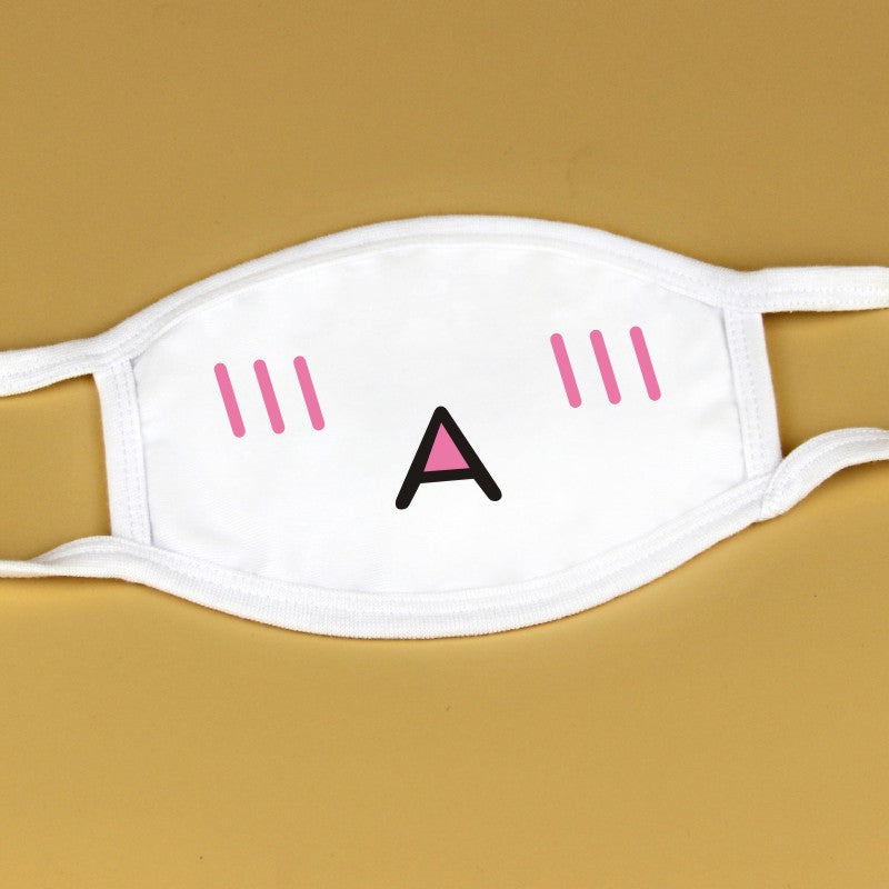 Kawaii Anime White Face Masks