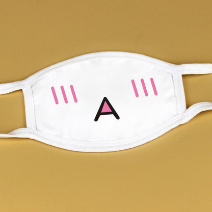 Kawaii Anime White Face Masks