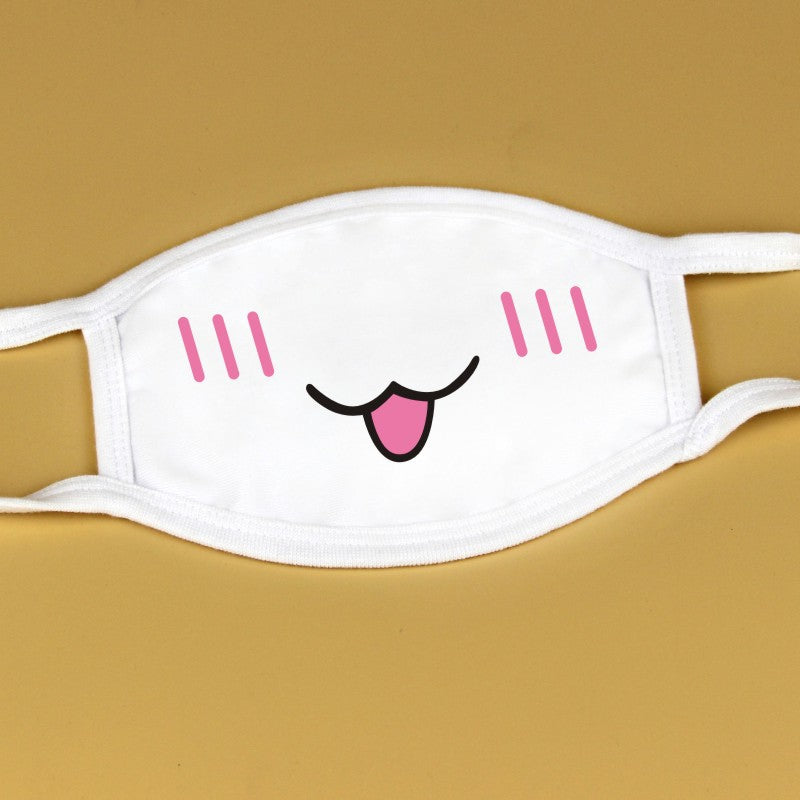 Kawaii Anime White Face Masks