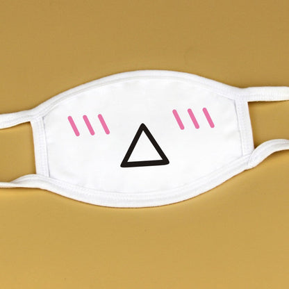 Kawaii Anime White Face Masks