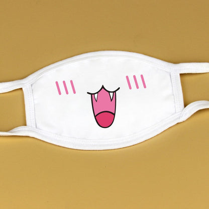 Kawaii Anime White Face Masks