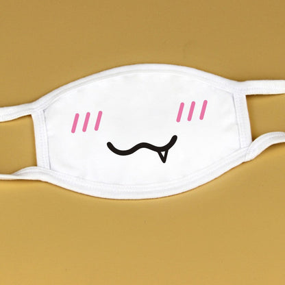 Kawaii Anime White Face Masks