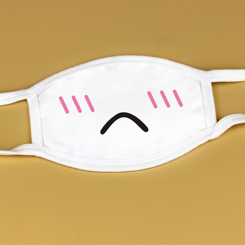 Kawaii Anime White Face Masks