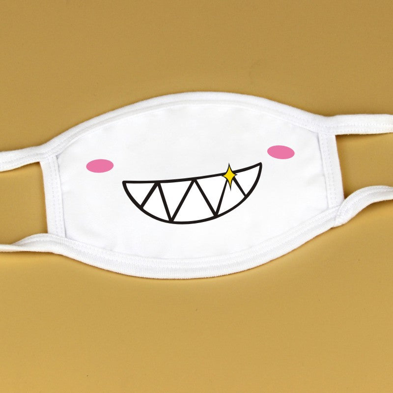 Kawaii Anime White Face Masks