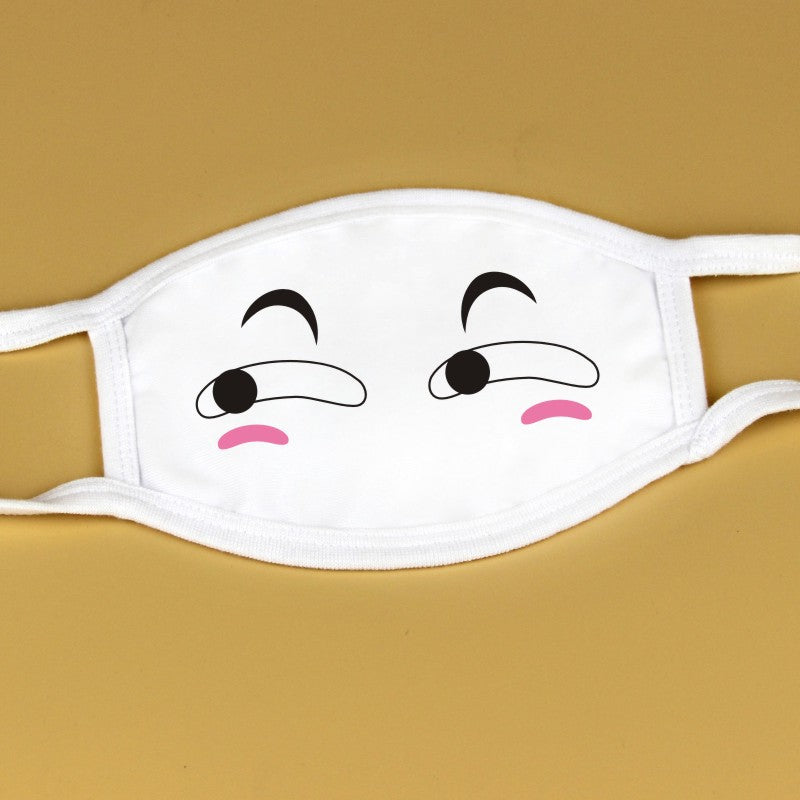Kawaii Anime White Face Masks