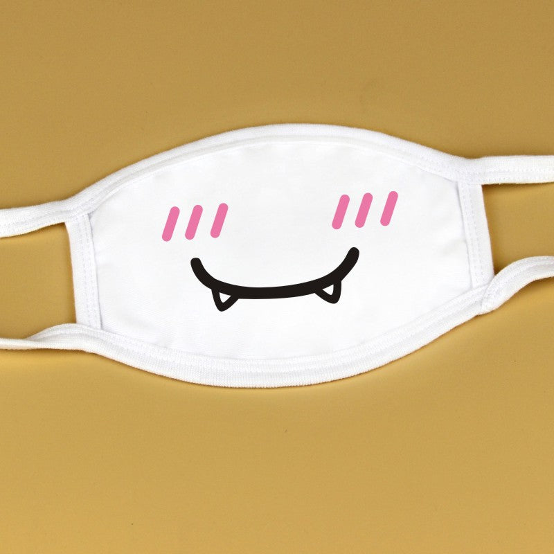 Kawaii Anime White Face Masks