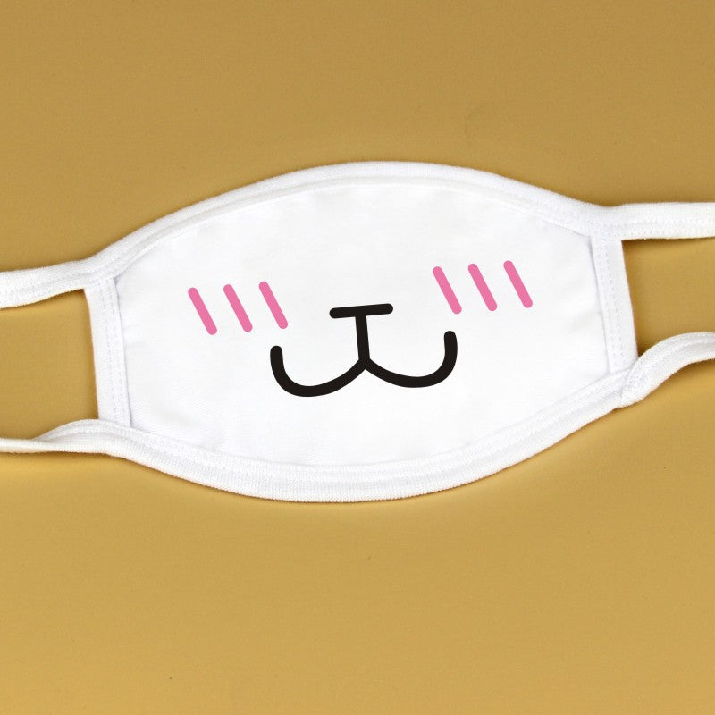 Kawaii Anime White Face Masks