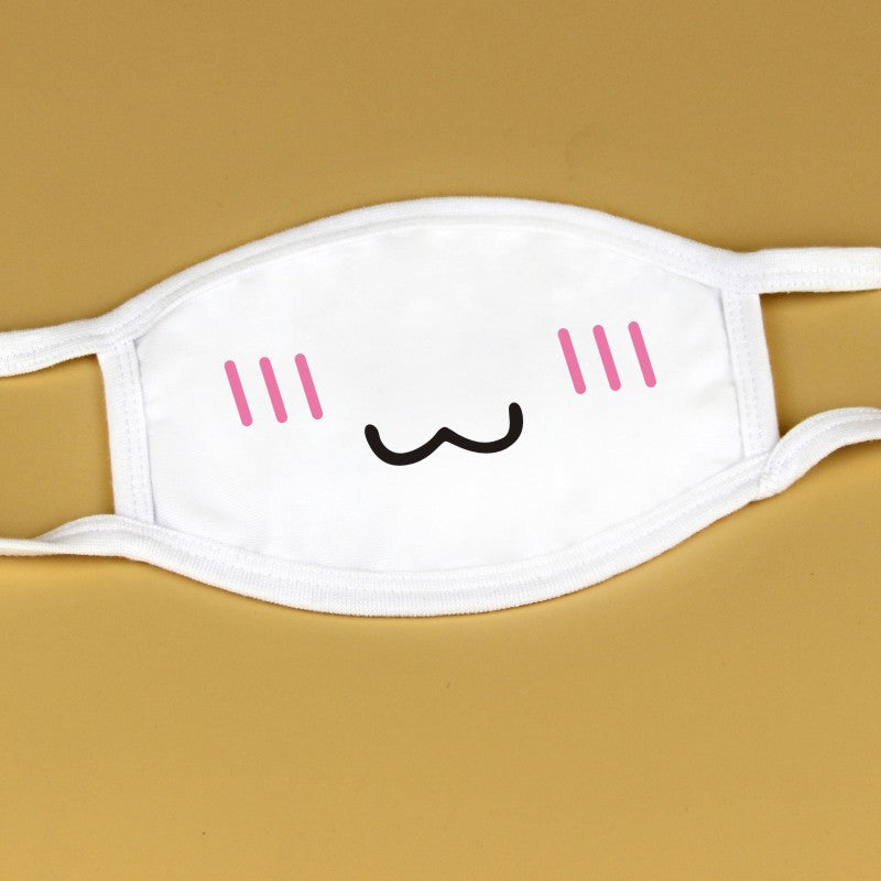 Kawaii Anime White Face Masks