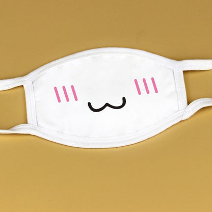 Kawaii Anime White Face Masks