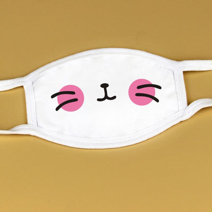Kawaii Anime White Face Masks