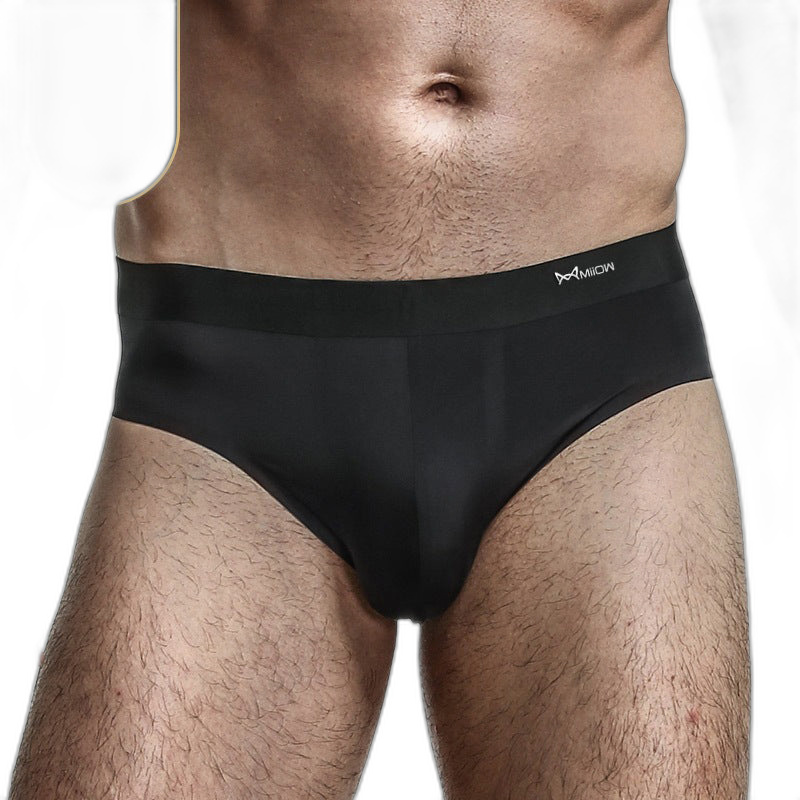 3 Pack Double Layer Silk Snug-fit Men's Underwear