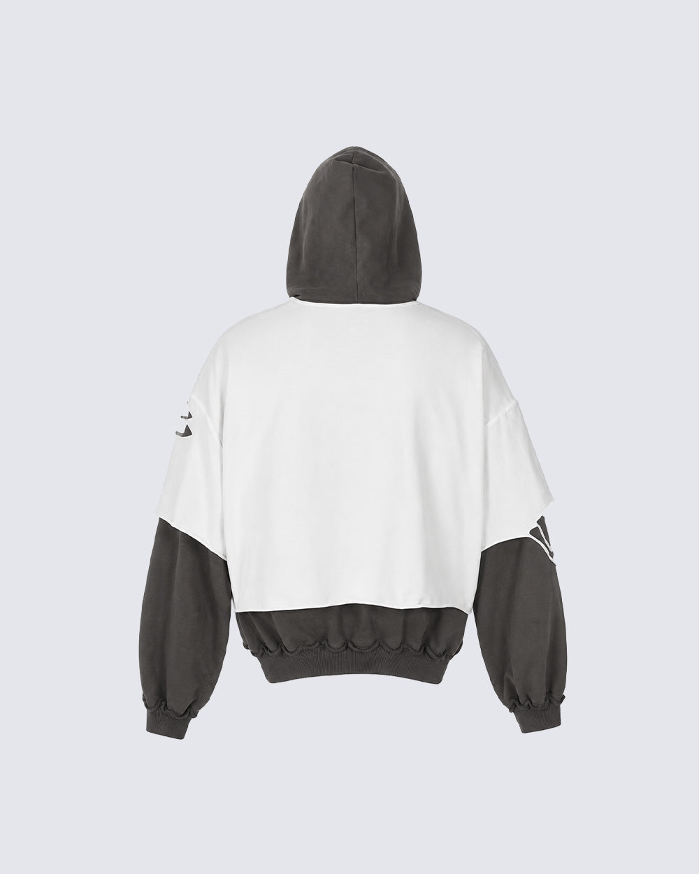 KIIKIO Grunge Layered Hoodie