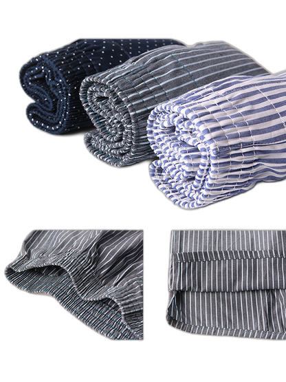 3 Pack Men's Cotton Loose Boxers