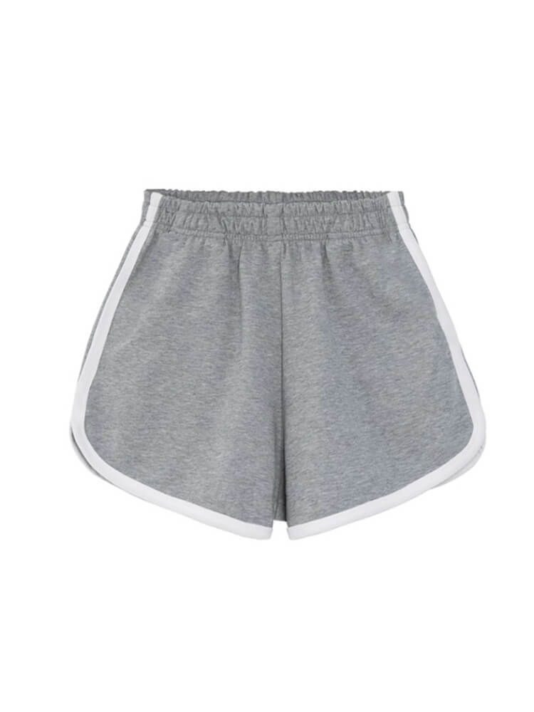 Sexy High Waist Striped Sports Shorts