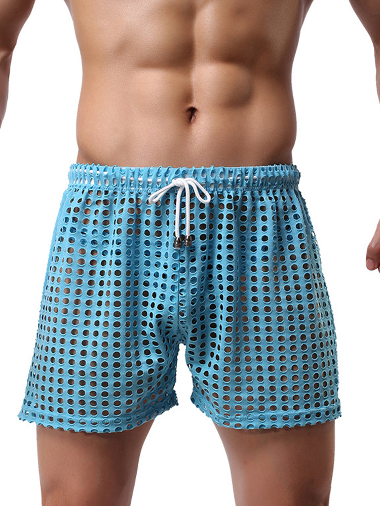 Men's Loose Sexy Mesh Shorts
