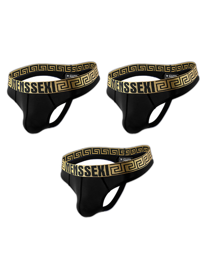 3 Pack Men's Sexy Soft Breathable Seamless Thong