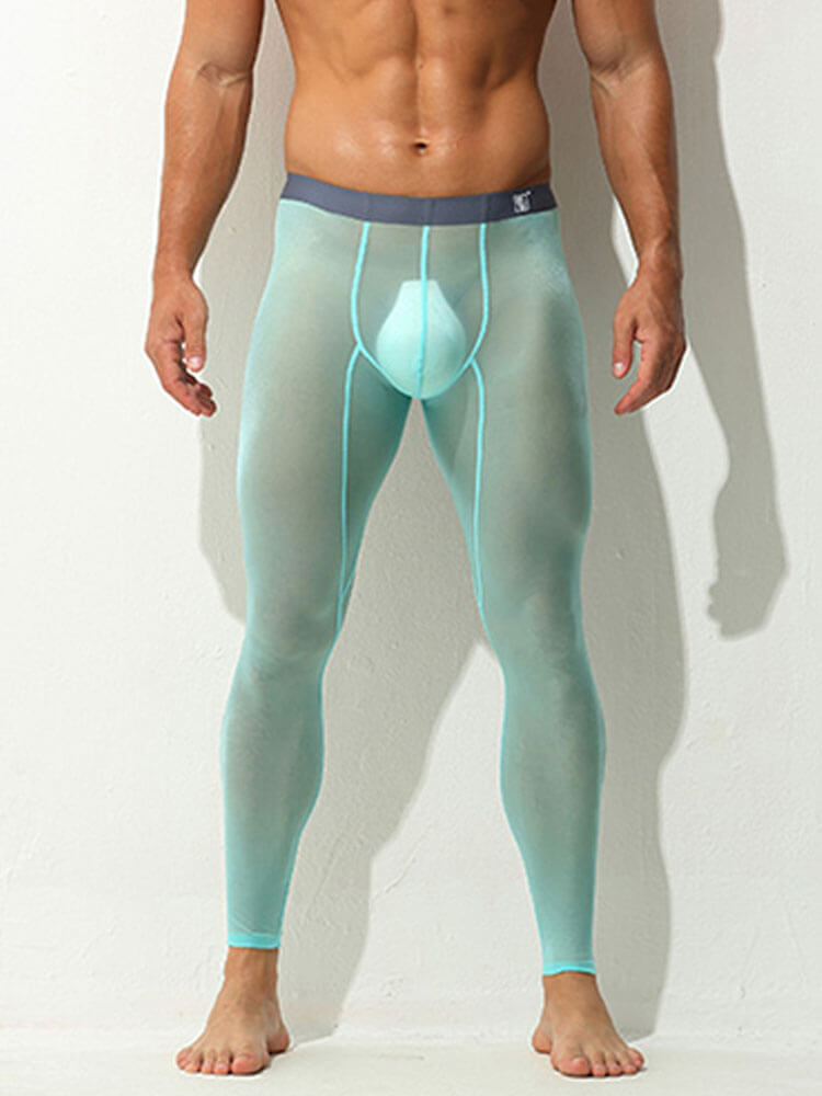 Men's Sexy High-Elastic Transparent Leggings