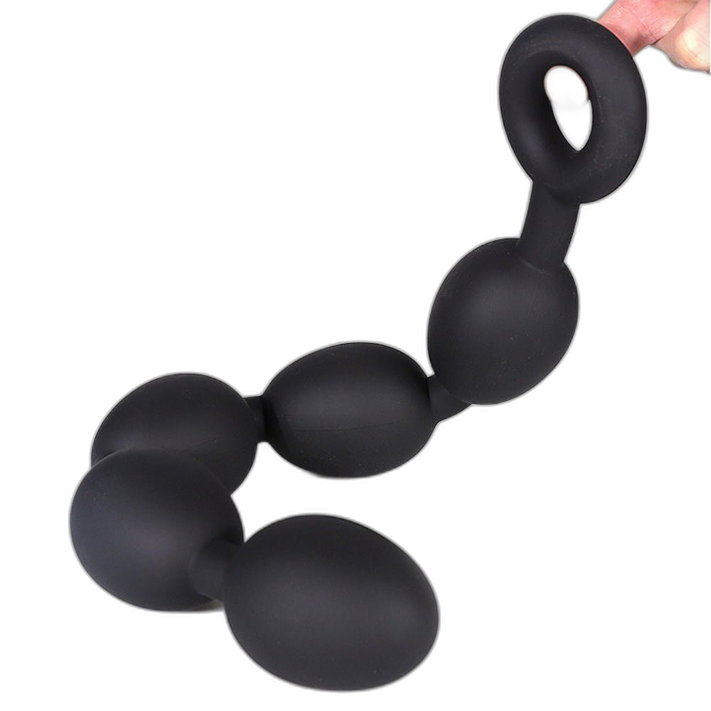 ELITE Liquid Silicone EGG Anal Balls Large