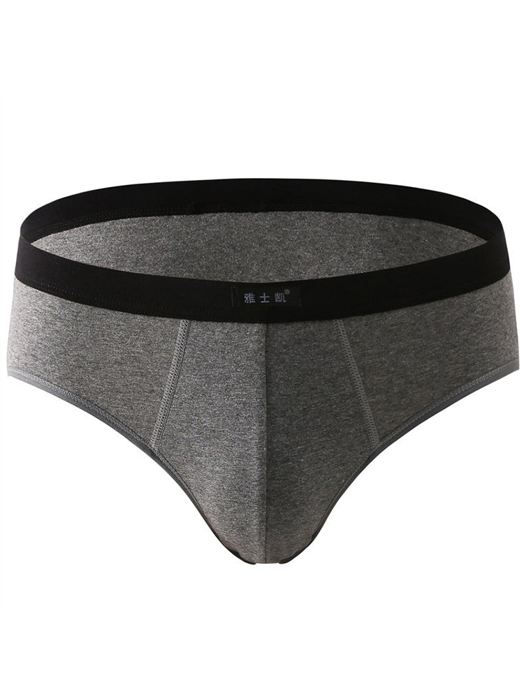 4 Pack Cotton Support U Convex Pouch Briefs