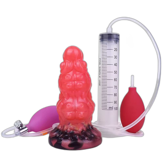 Cain - 6 Inch Inflatable Squirting Tentacle Dildo