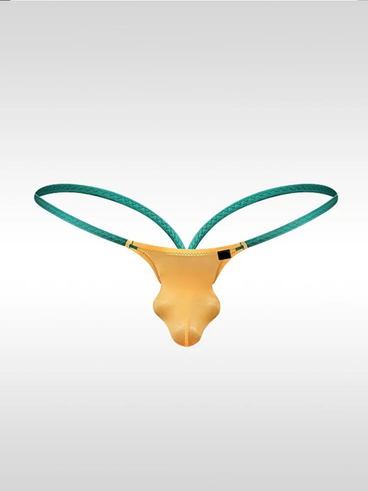 Men's Sexy U-Bulge Pouch Color-Block Jockstrap