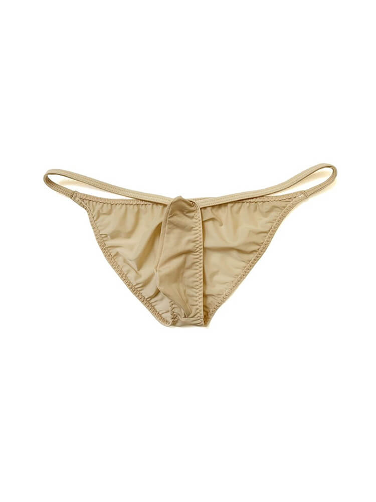 Men's Sexy Ice Silk Thin Upturned Briefs