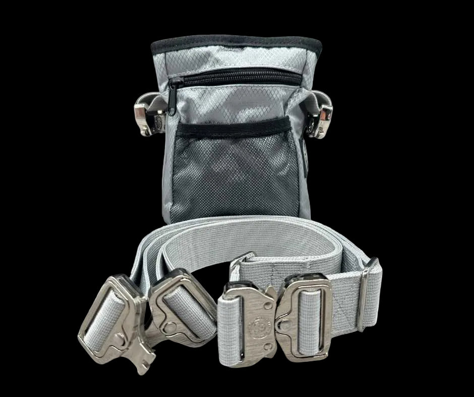 Tactical Dog Walking Treat Bag Grey