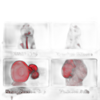 Houndcore - Thrusting Silicone Dildo - Fantasy Knotted Dildo