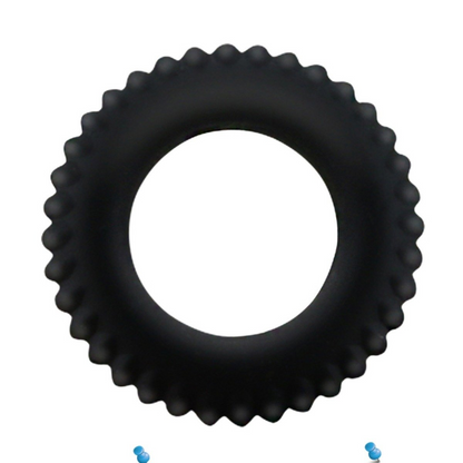 Pretty Love Titan Silicone Cock Ring 1 Black