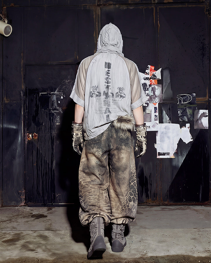 Wasteland Deconstructed Distressed Short Sleeve Tee New