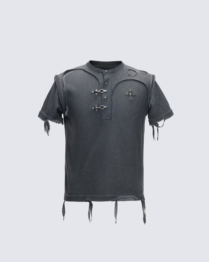 KIIKIO Gothic Distressed Tee