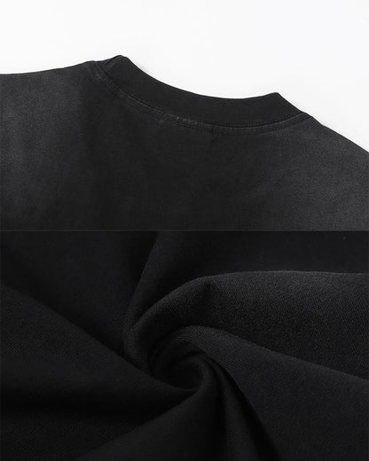 American Utility Contrast Panel Boxy New Tee