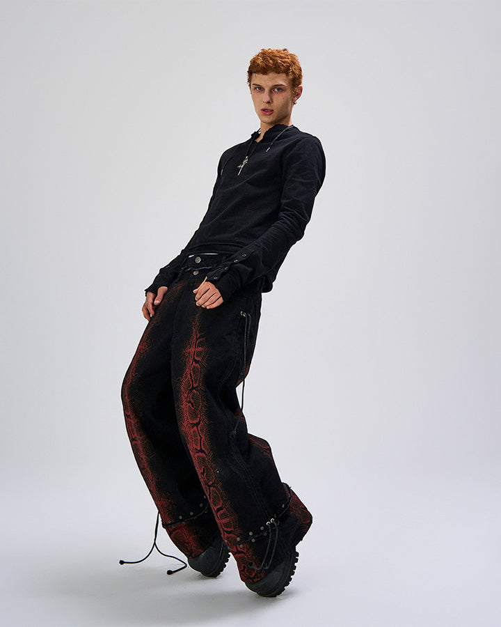 KIIKIO Dark Washed Jeans