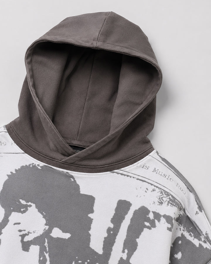 KIIKIO Grunge Layered Hoodie