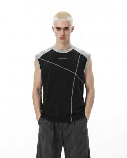 Deconstructed Stitched Ice-Feel Quick-Dry Summer Tank Top