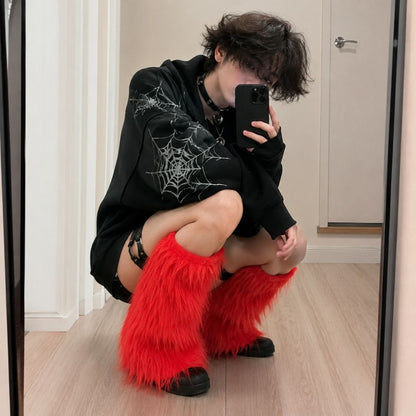 Fluffy Fantasy Leg Warmers